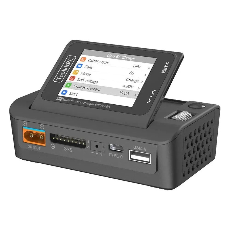 ToolkitRC M9 600W 20A 1-8S Multi-Function DC Smart Balance Charger