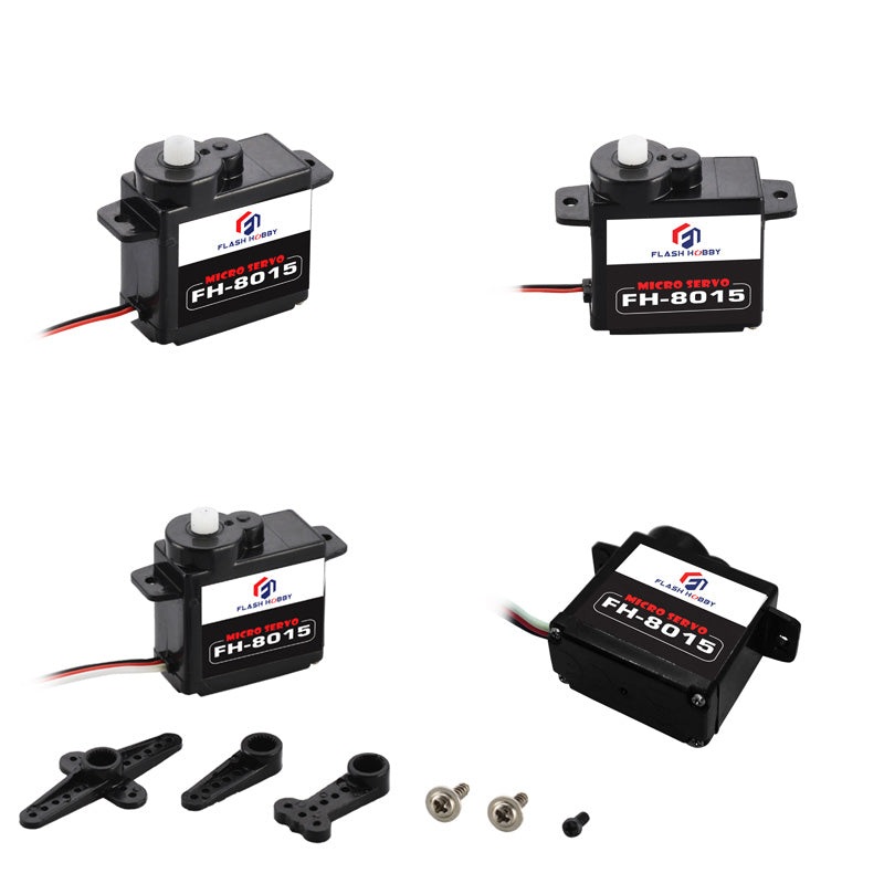 Flashhobby FH-8015 Micro Servo, 4.8-6.0V PWM Analog Coreless, 7g Mini Servo, 22.811.5mm