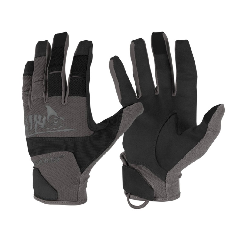 Helikon-Tex Range Rugged Gloves - Black/Shadow Grey, Size S