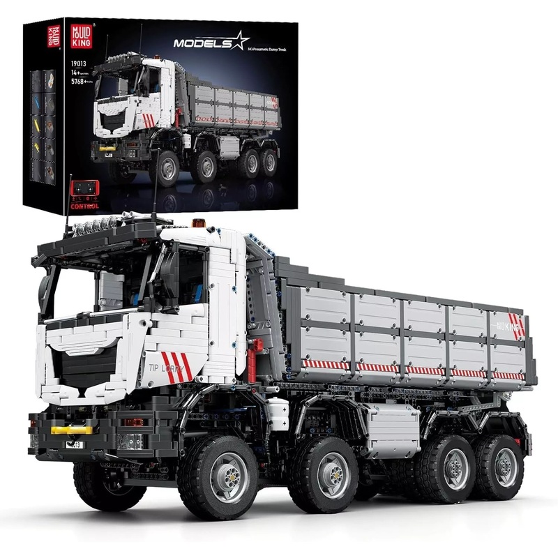 Mould King 19013 Dump Truck Model Electric Project Cart Technology Tipper 5768pc