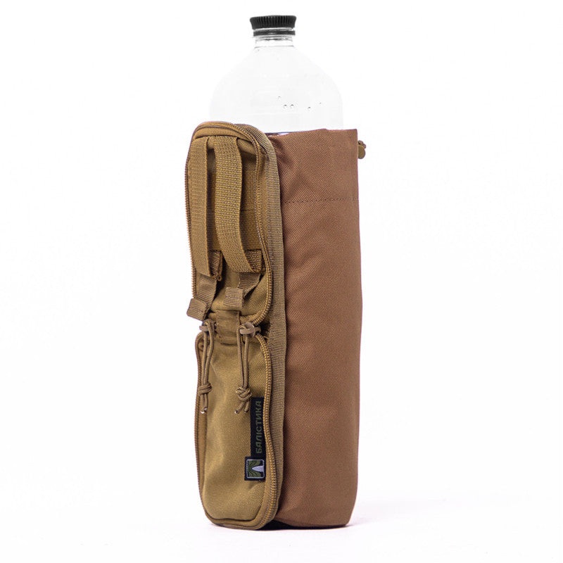 Reinforced Folding Bottle Holder in Coyote Color