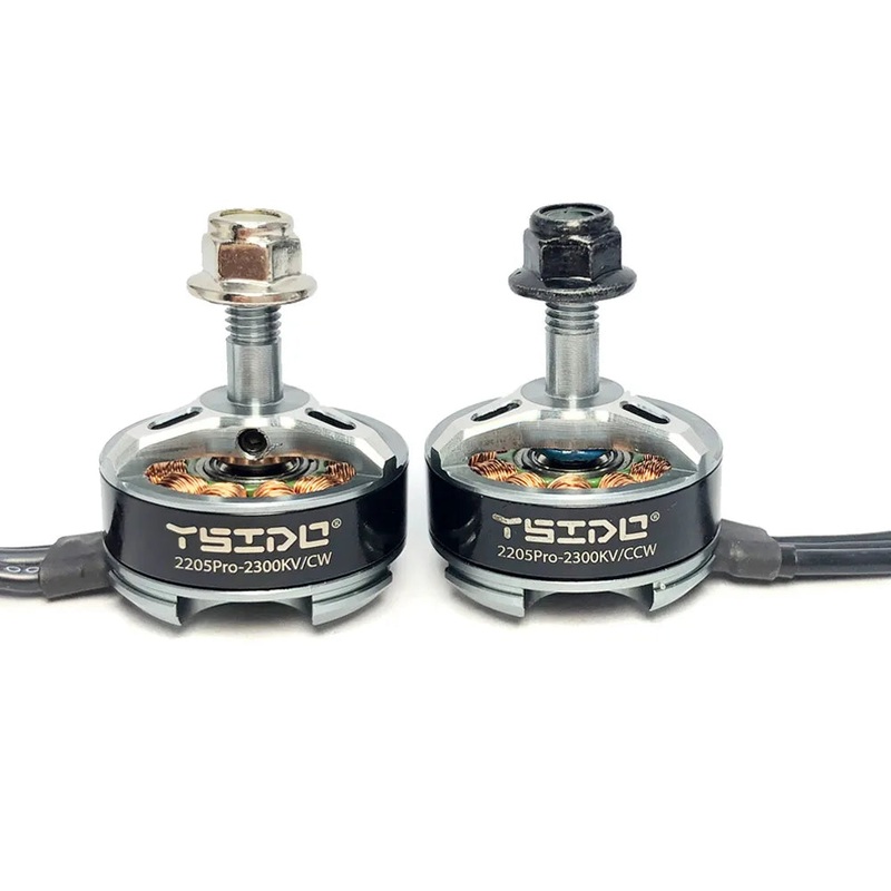 YSIDO 2205PRO 2300KV 2-4S Brushless Motor CW/CCW for FPV Racing Drone QAV250 X210 1PCS 2205 CCW