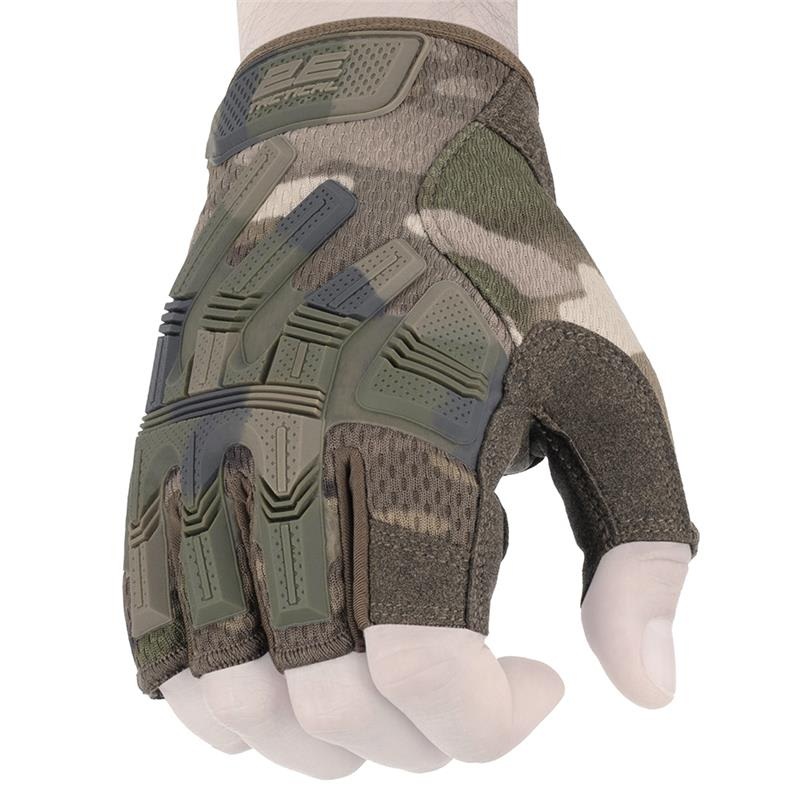 2E Field-Ready Gloves, Fingerless, Size L, Outdoor Print