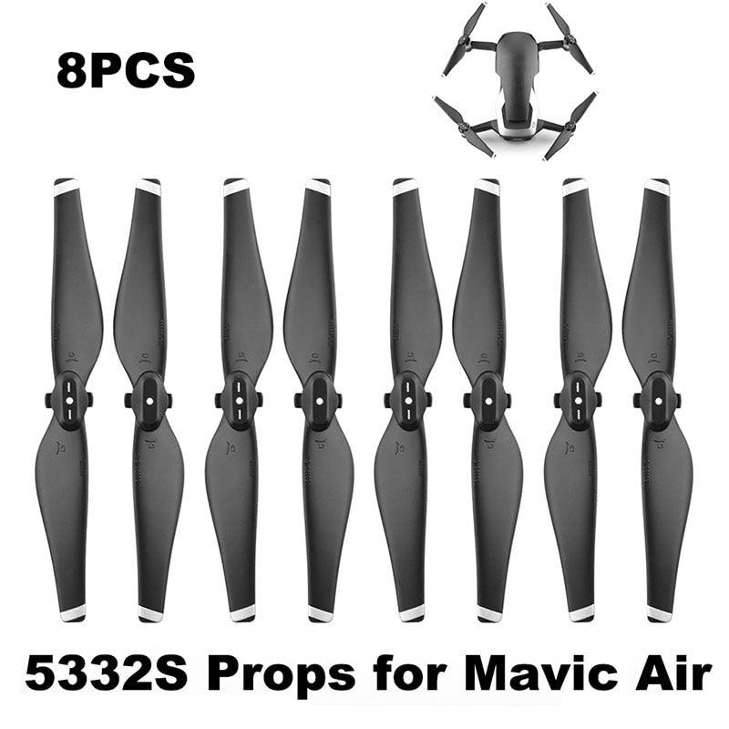 4 Pairs 5332S Propeller for DJI Mavic Air Drone Quick Release Blade 5332 Props Durable Spare Parts Replacement Accessories Wing Red