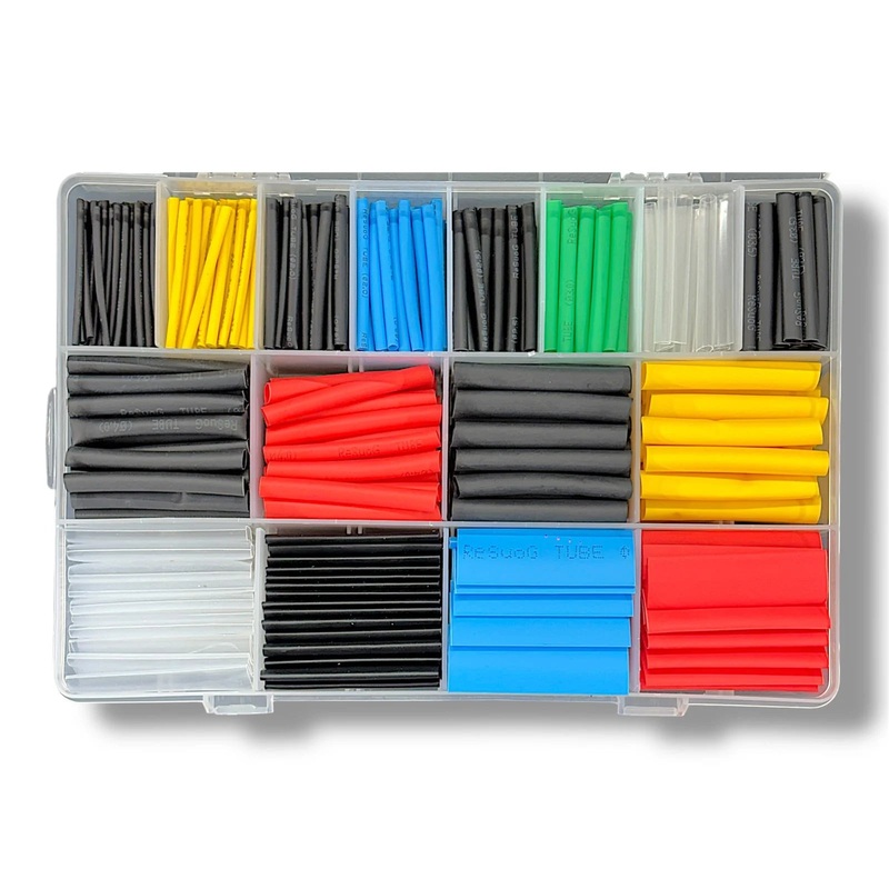 580 Pcs Heat Shrink Tubing Kit | Assorted Sizes & Colors Insulation Shrink Sleeve Set for Electrical & DIY Projects