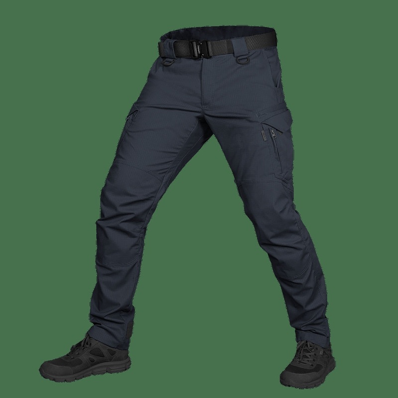 Gertsy Rip-Stop Stretch Pants in Dark Blue