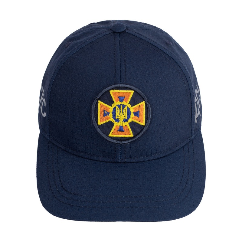 Navy Blue Ripstop Baseball Cap with Regulator and Badge