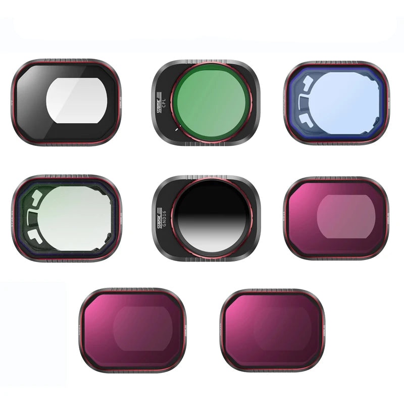 STARTRC Lens Filter For DJI Mini 4 Pro GND16, UV, CPL, ND16/ND64/ND256, Star & Natural Night Camera Protector ND16 Filter