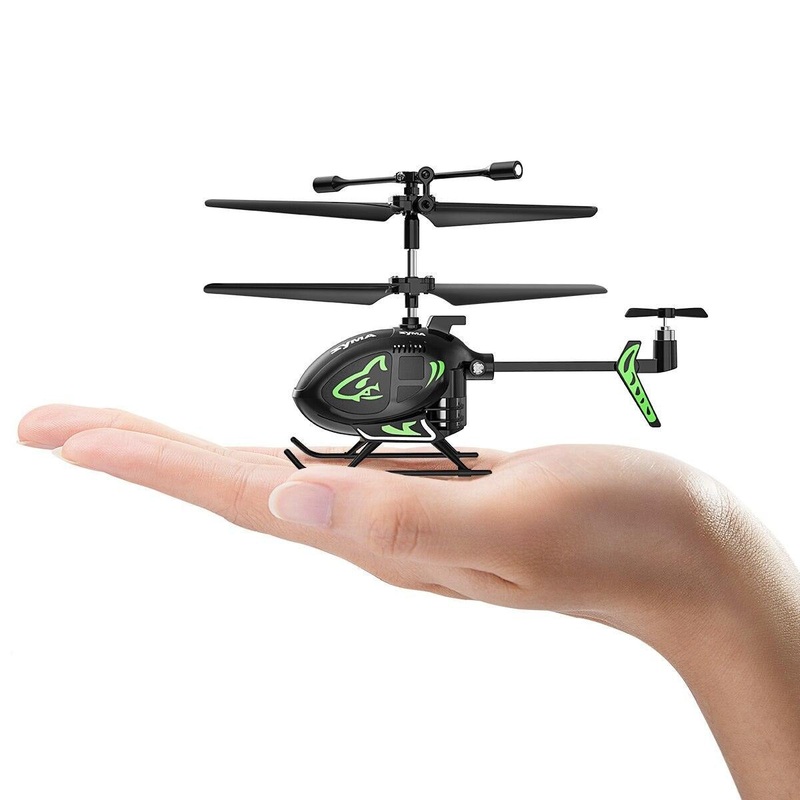 SYMA S100 Mini Helicopter - Super Smaller RC Helicopter Indoor Aircraft One Key take Off/Landing Remote Control Toy for Kid