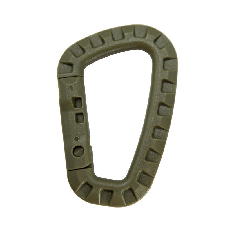 Tramp Set of 3 Green Plastic Carabiners