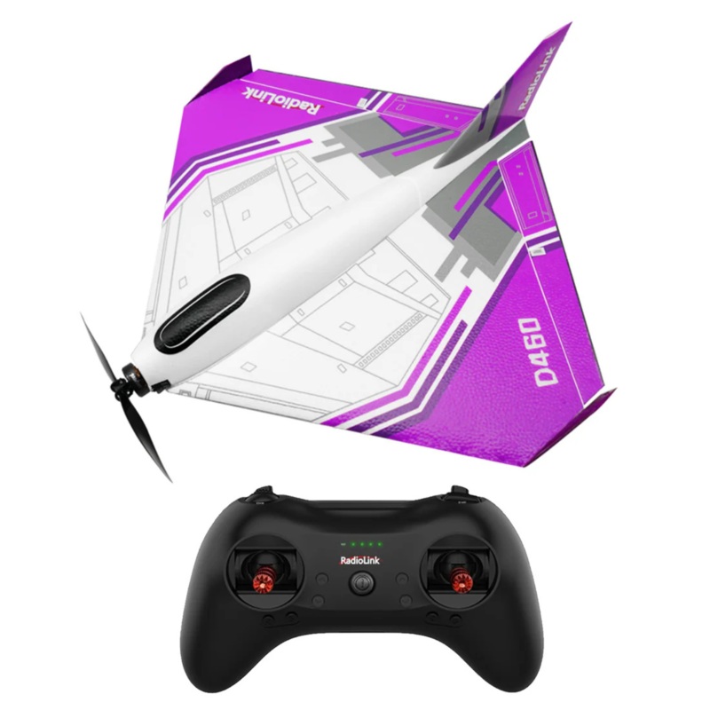 Radiolink D460 RC Airplane RTF Byme-DB Gyro, Brushless, T8S Transmitter