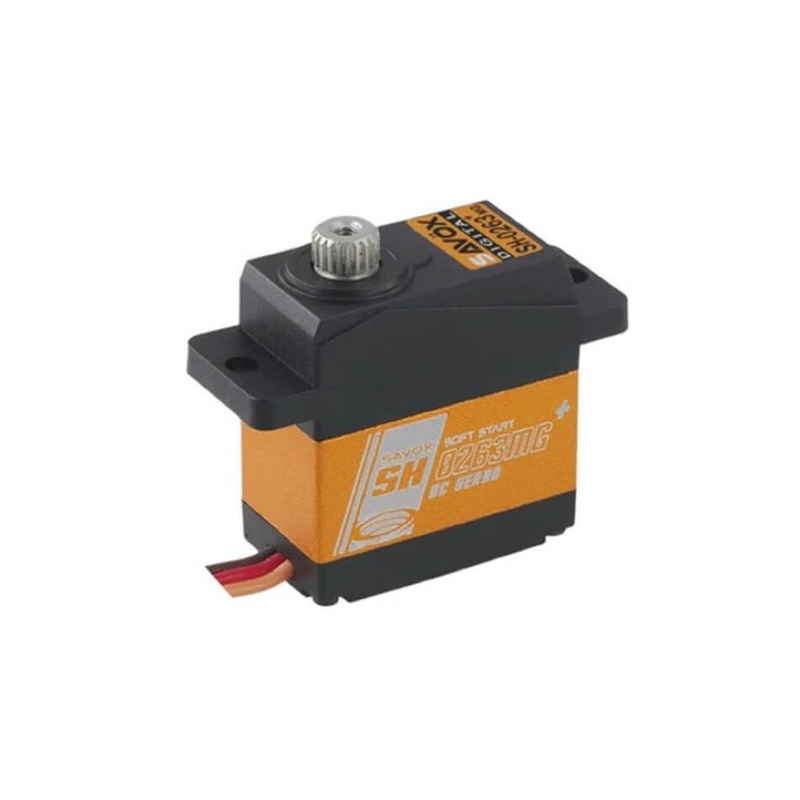 Savox Micro Digital Servo 2.2kg@6v 0.1s Heli/Parkfly : SAV-SH0263MG+