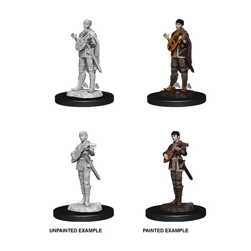 WizKids 73538 D&D Nolzurs Marvelous Miniatures Female Half Elf Bard