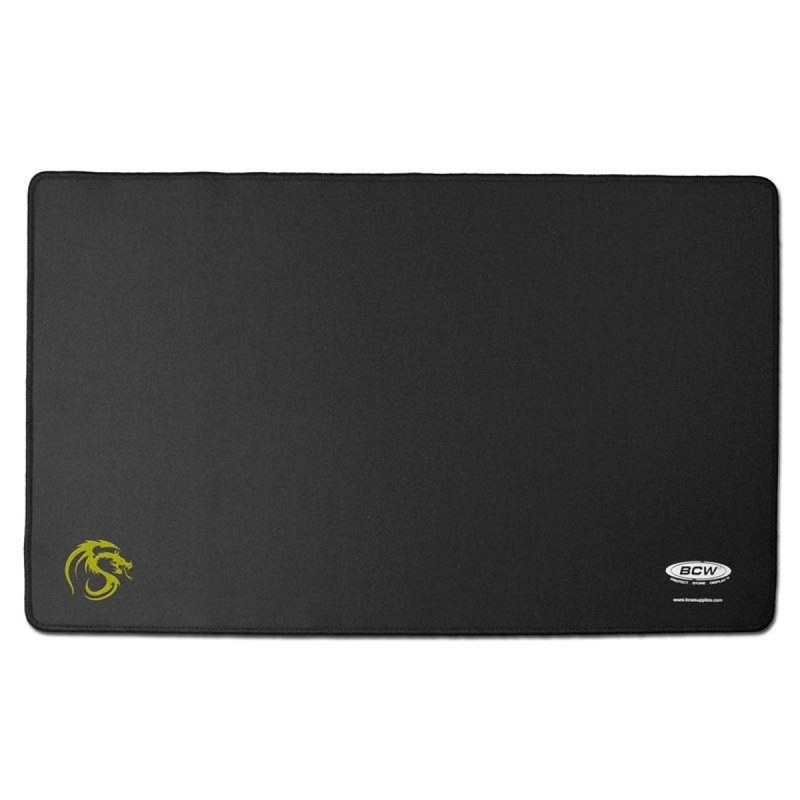 BCW / Monster 1-PLAYMAT-BLK Playmat with Stitched Edging Black