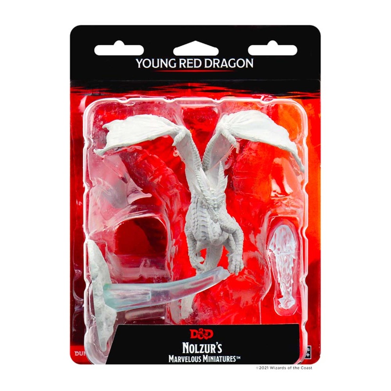 WizKids 90035 D&D Nolzurs Marvelous Miniatures Young Red Dragon