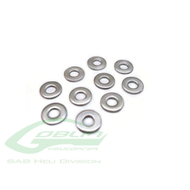 SAB Goblin Washer 2.5 x 4 x 0.3 (10pcs) - Goblin 500/570 : HC172-S