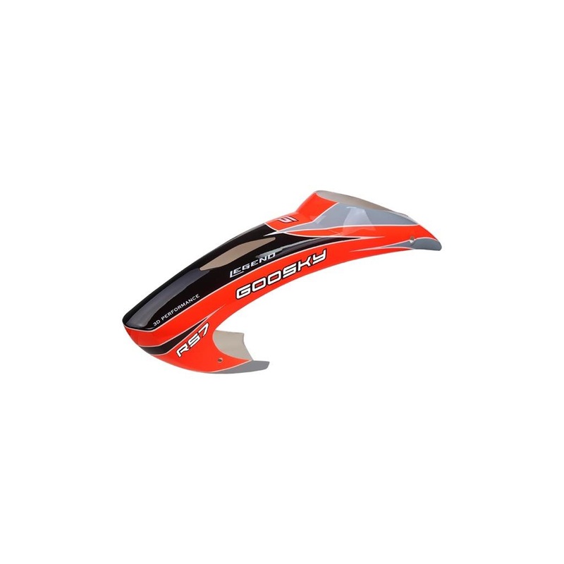 GooSky RS7 Streamlined Canopy - Orange/Black : GT040188