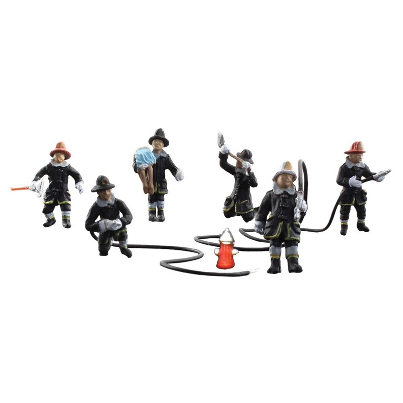 Woodland Scenics A1961 HO Scenic Accents: Rescue Firefighters