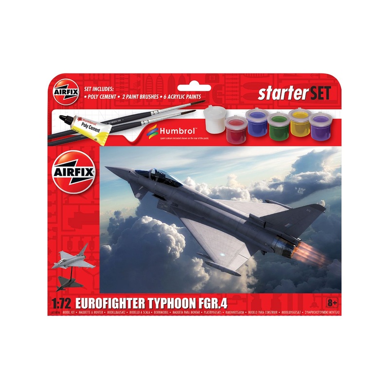 Airfix 55016 Starter Set 1/72 Eurofighter Typhoon FGR4 NET