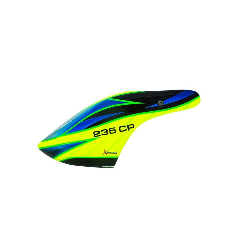 Microheli XCanopy Airbrush Fibreglass Enceladus Canopy - Blade Revolution 235 CP : XCB235C301