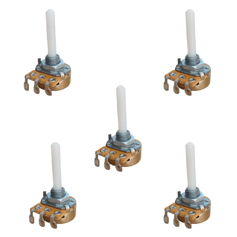220K ohm 16mm Rotary Pot Variable Potentiometer (Pack of 5)
