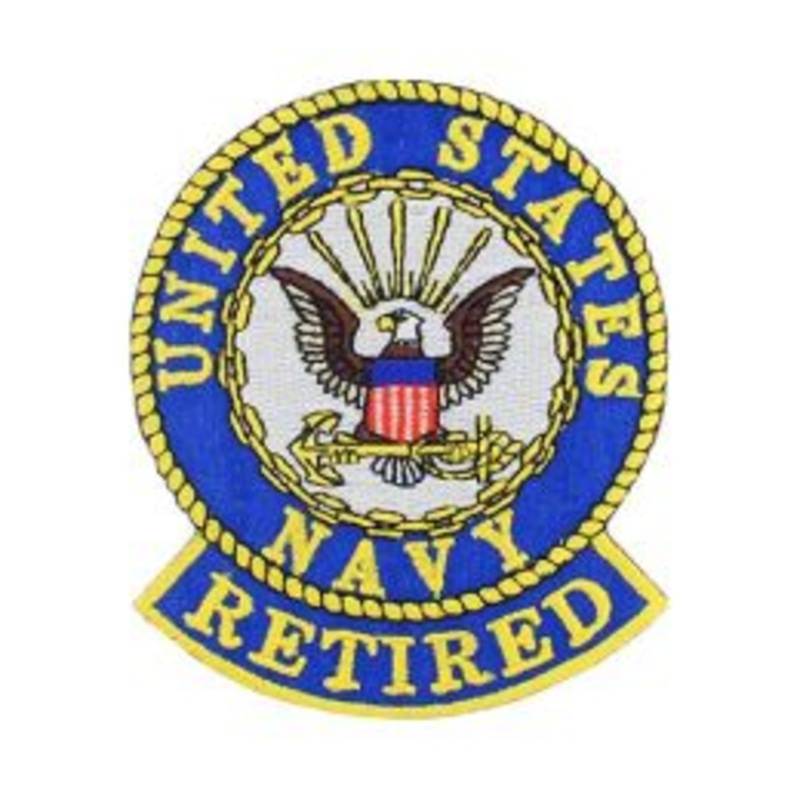 USN Logo Retired Patch