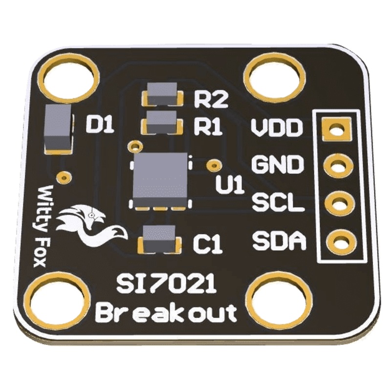 Witty Fox - SI7021 Humidity Temperature Sensor Breakout Board