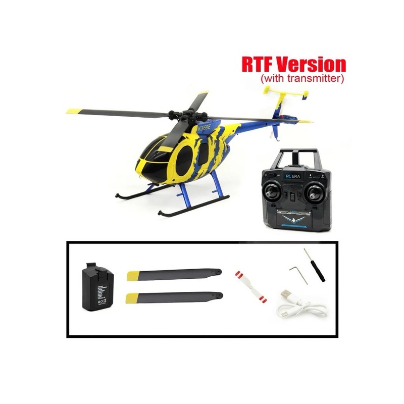 RC-ERA C184 MD500 Gyro Stabilised Helicopter w/Optical Flow Sensor : RCE-C184Y