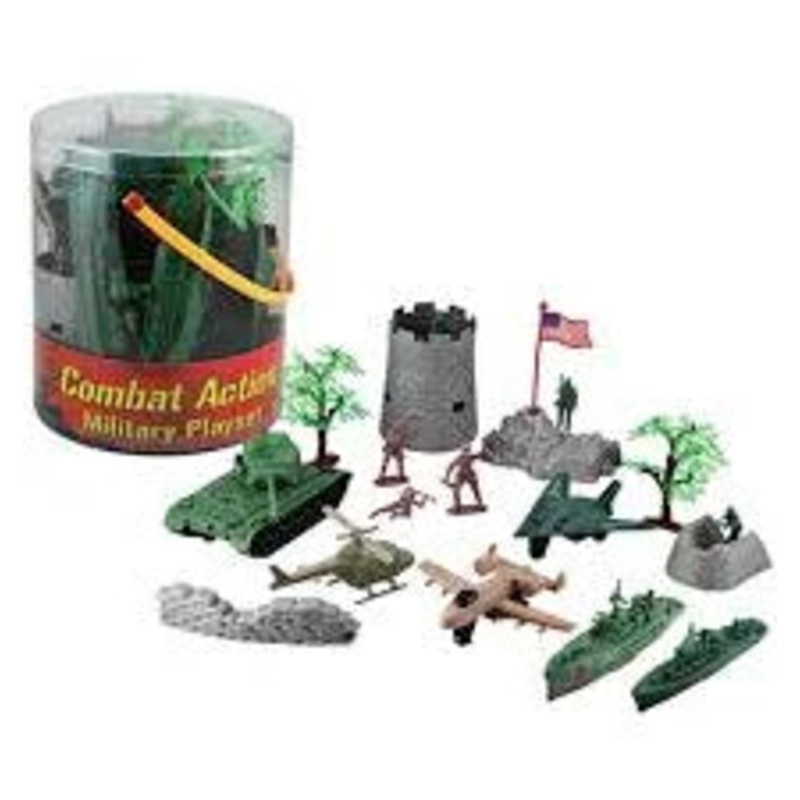 Military Playset in a Bucket