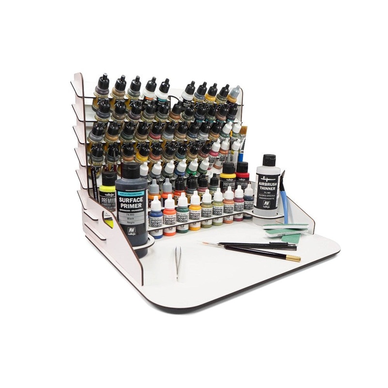 Vallejo AV26012 Paint Display and Work Station with Vertical Storage 40 x 30 cm