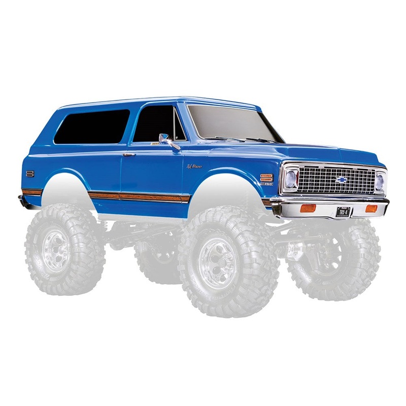 Traxxas 9130-BLUE BODY 72 BLAZER COMPLETE BLUE