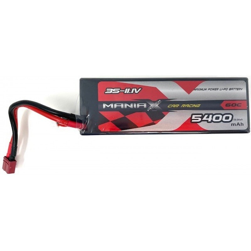 ManiaX 11.1V 5400mah 60C Car Lipo Pack : MX5400-3S-60C