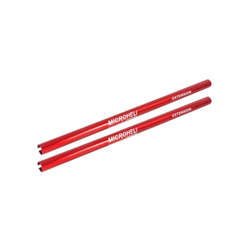 CNC Aluminium 270mm Tail Boom Extension (Red) - Blade Revolution 235 CP : MH-235C125BAX