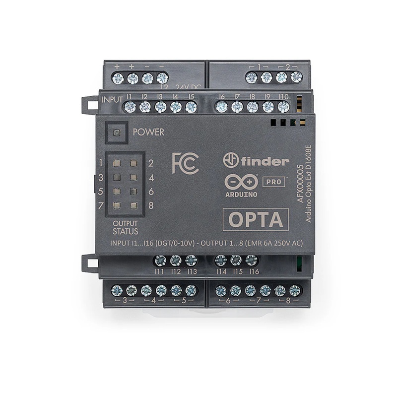 Official Arduino Pro Opta Ext D1608E Expansion Board - AFX00005