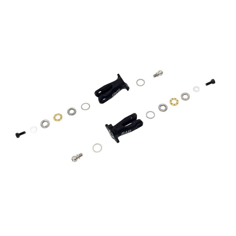 Aluminium Tail Blade Grips (2) - RAW 500 : H1770-S