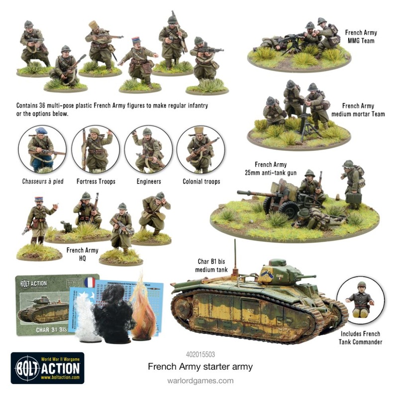 Bolt Action 402015503 1/56 Starter Armies French Army Starter Army