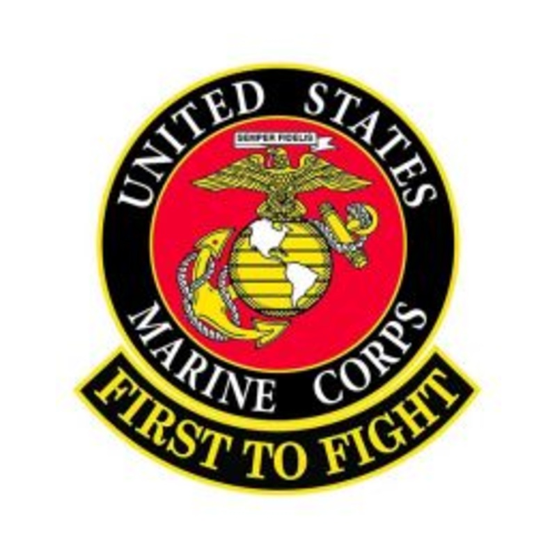 X-Large 12" USMC Logo First to Fight Patch