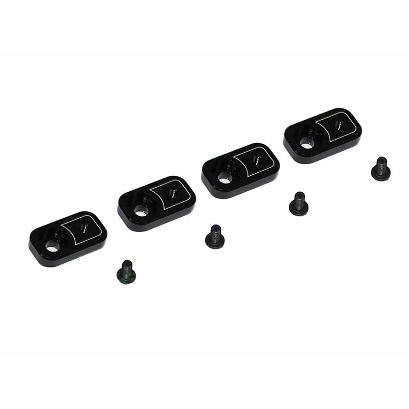 Aluminum Engine Frame Spacer - Goblin Black Nitro : H0678-S