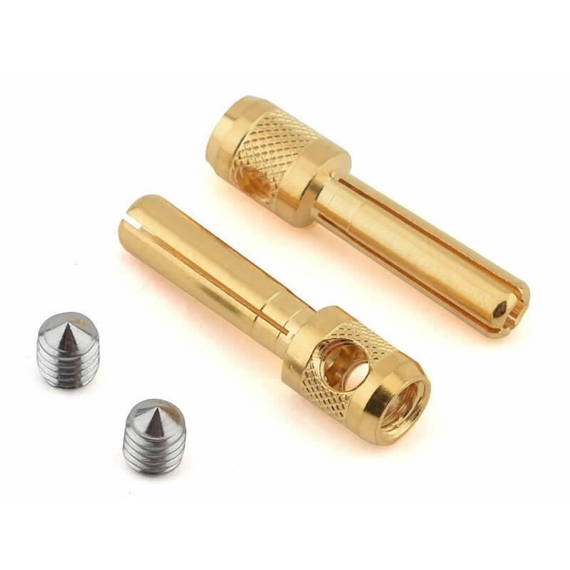 RCProPlus 4mm Solderless Car Connector C54 Male Plug (2 pcs) : RSC4812ST4PRO