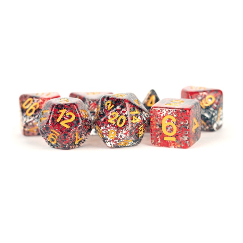 MDG MDG628 Resin Polyhedral Dice Set: Particle DiceRe