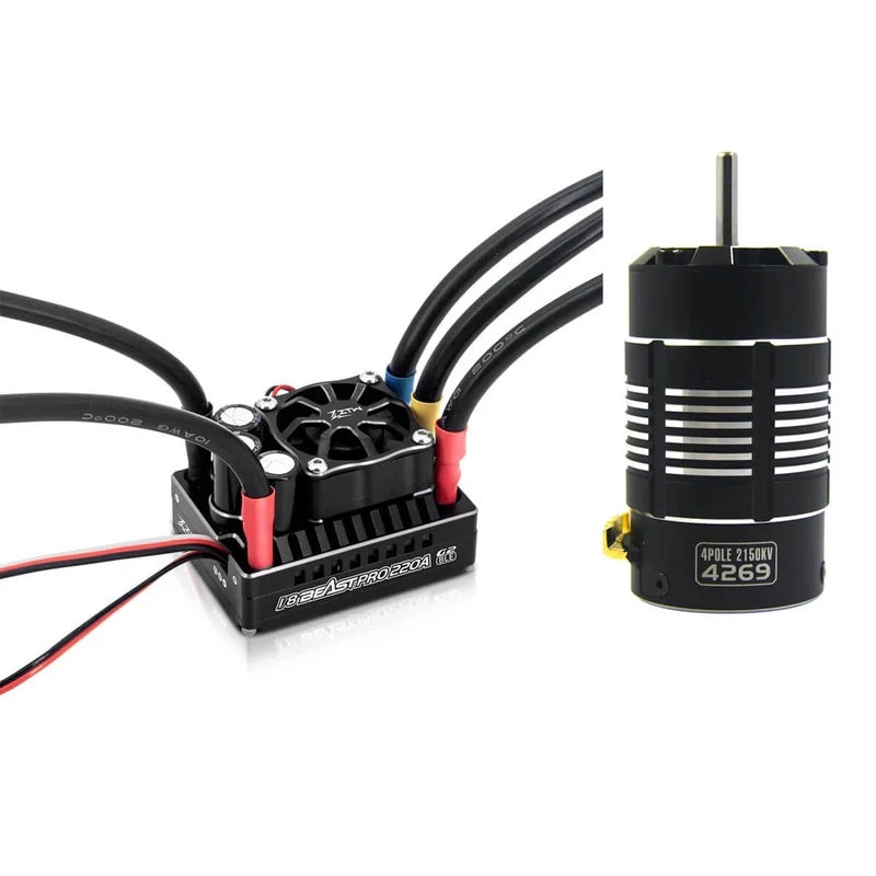 ZTW ZTW-4222033+3521021 1/8 Brushless Combo Beast PRO 220A G2 BLE (Bluetooth) ESC With 1/8 BP 4269 2150KV Motor