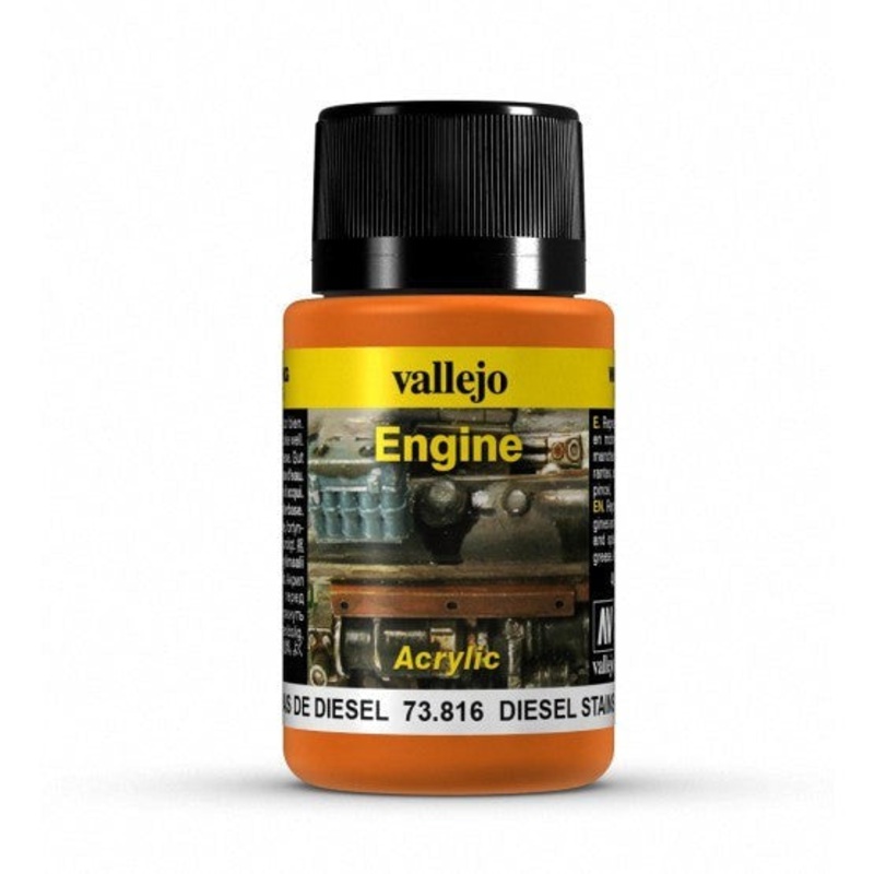 Vallejo AV73816 Weathering Effects Diesel Stains 40 ml