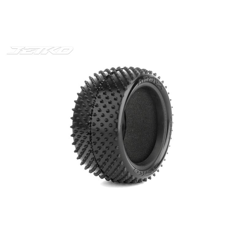 Jetko JKO2003CSS6222BK ARENA Carpet/Astro Rear Tyre With Insert 2WD and 4WD Buggy Super Soft (2)