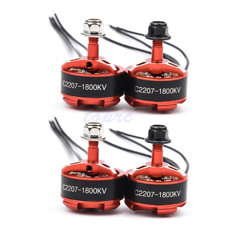 Readytosky C2207 2207 1800KV Brushless Motor 3-6S CW CCW for APEX Mark4 Mark5 XL5 5Inch 6Inch 7Inch FPV Racing Frame 1CW and 1CCW