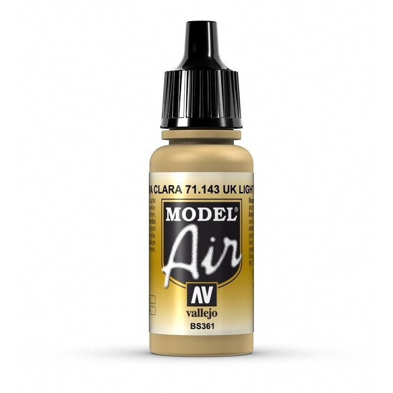 Vallejo AV71143 Model Air UK Light Stone 17 ml