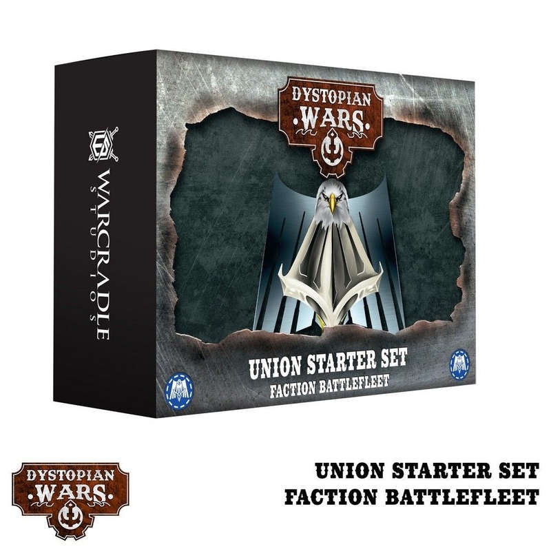 Warcradle DWA120000 Dystopian Wars: Union Starter Set - Faction Battlefleet
