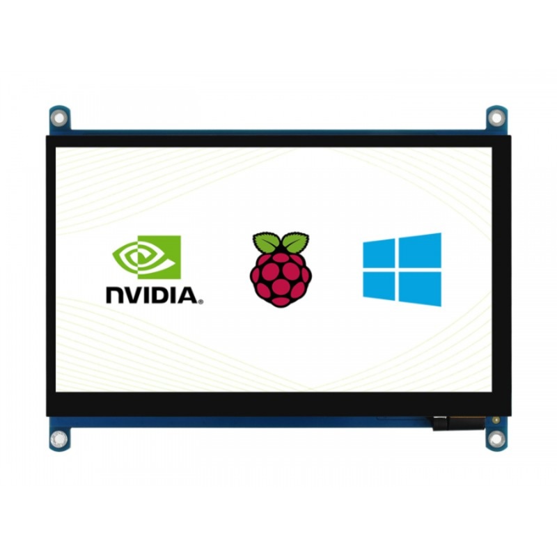 Waveshare 7inch QLED Capacitive Touch Dot Display 1024600 Supports Various Systems