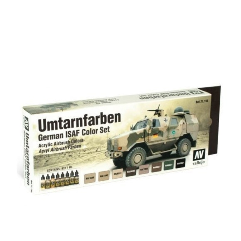 Vallejo AV71159 Model Air Umtarnfarben 8 Colour Set