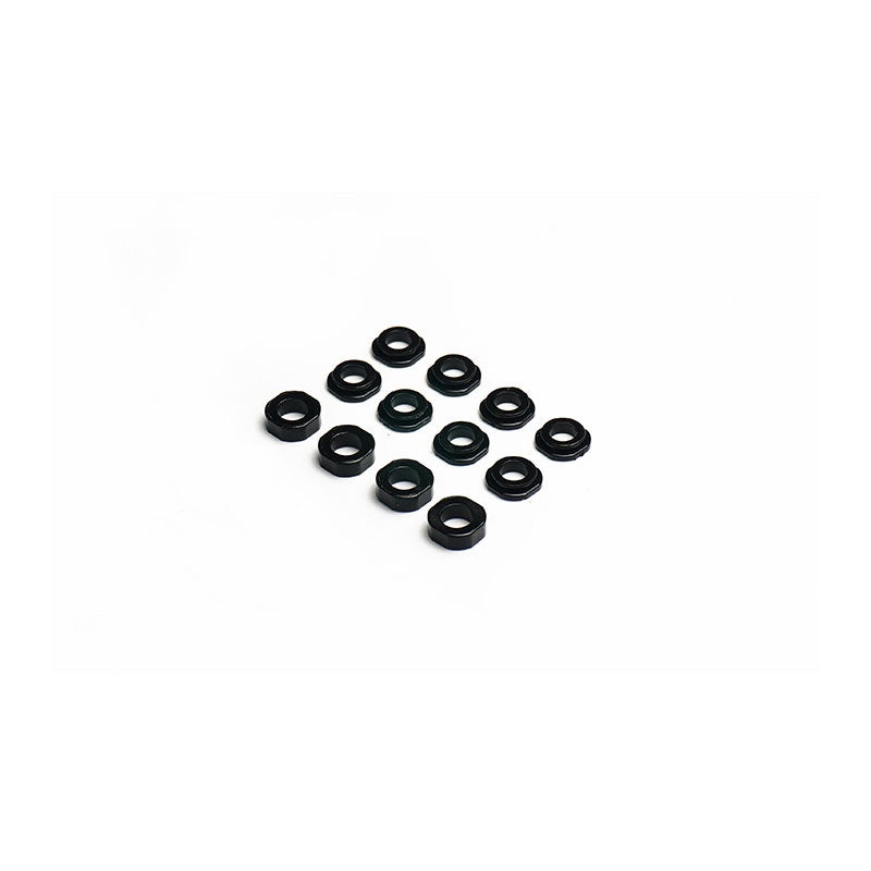 Koswork KOS04807 Shock Spacer & Hat bushing Set for 12mm & 13mm Shock (for 4) AE