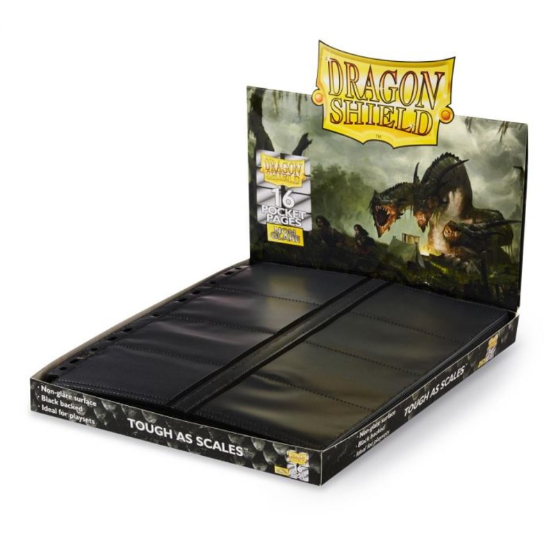 Dragon Shield AT-10312 16-Pocket Pages Centerloaded NonGlare